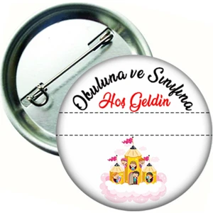 Hediye Panayırı 20 Adet - Okuluna ve Sınıfına Hoş Geldin Öğrenci Yaka Rozeti