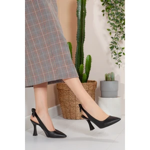 Pamela Kadın Arkası Fiyonk Detaylı Stiletto