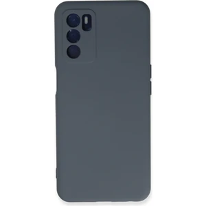 Bilişim Aksesuar  Oppo A16 Kılıf Nano Içi Kadife  Silikon - Gri