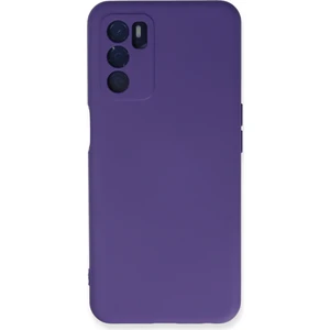 Bilişim Aksesuar  Oppo A16 Kılıf Nano Içi Kadife  Silikon - Mor