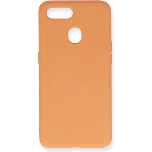 Bilişim Aksesuar  Oppo A5S Kılıf Nano Içi Kadife  Silikon - Turuncu