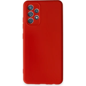 Bilişim Aksesuar  Samsung Galaxy A13 4g Kılıf Nano Içi Kadife  Silikon - Kırmızı