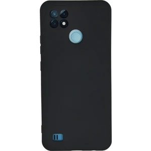 Bilişim Aksesuar  Realme C21 Kılıf Nano Içi Kadife  Silikon - Lacivert