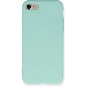 Bilişim Aksesuar  Apple iPhone 7 Kılıf Nano Içi Kadife  Silikon - Turkuaz