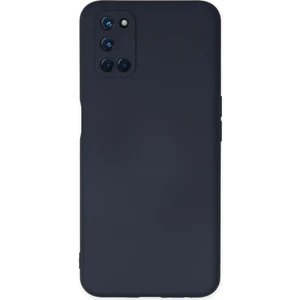 Bilişim Aksesuar  Oppo A72 Kılıf Nano Içi Kadife  Silikon - Lacivert