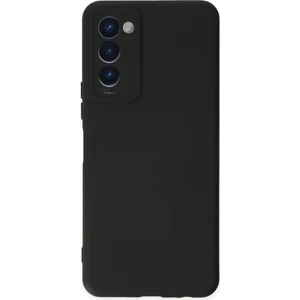 Bilişim Aksesuar  Tecno Camon 18P Kılıf Nano Içi Kadife  Silikon - Siyah