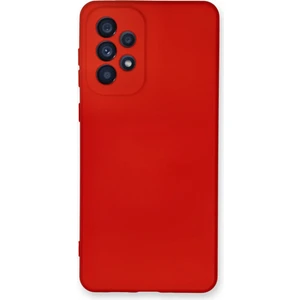 Bilişim Aksesuar  Samsung Galaxy A53 5g Kılıf Nano Içi Kadife  Silikon - Kırmızı