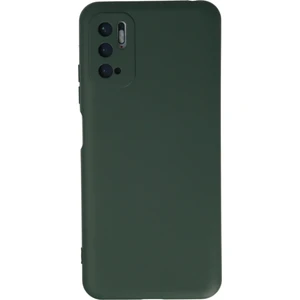 Bilişim Aksesuar  Xiaomi Redmi Note 10 5g Kılıf Nano Içi Kadife  Silikon - Koyu Yeşil