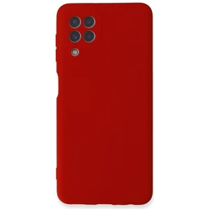 Bilişim Aksesuar  Samsung Galaxy M32 Kılıf Nano Içi Kadife  Silikon - Kırmızı