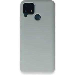 Bilişim Aksesuar  Realme C25S Kılıf Nano Içi Kadife  Silikon - Buz Mavisi
