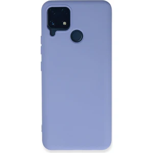 Bilişim Aksesuar  Realme C25S Kılıf Nano Içi Kadife  Silikon - Lila