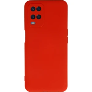 Bilişim Aksesuar  Oppo A54 4g Kılıf Nano Içi Kadife  Silikon - Kırmızı
