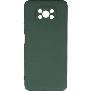 Bilişim Aksesuar  Xiaomi Pocophone X3 Pro Kılıf Nano Içi Kadife  Silikon - Koyu Yeşil