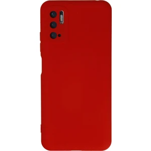 Bilişim Aksesuar  Xiaomi Redmi Note 10 5g Kılıf Nano Içi Kadife  Silikon - Kırmızı