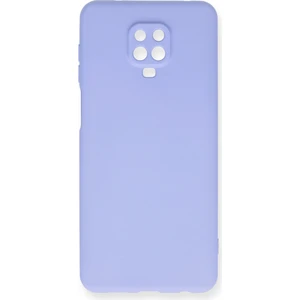 Bilişim Aksesuar  Xiaomi Redmi Note 9s Kılıf Nano Içi Kadife  Silikon - Lila