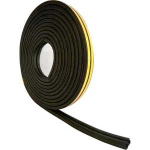 Bondit 2'li Kauçuk Kapı ve Pencere Izolasyon Bandı/fitili 5m X2 (10M) Siyah