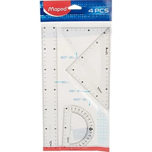Ofis ve Kirtasiye 242830 4'lü Start Maxi Cetvel Seti, 30 cm