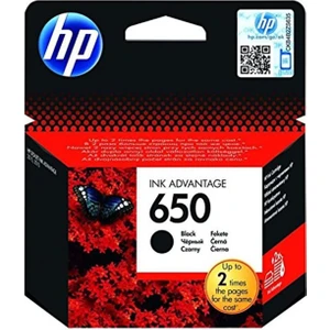 Hp 650 Siyah Mürekkep Kartuş 360 Sayfa (CZ101AE)