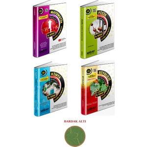 Miray Yayınları 9. Sınıf Soru Bankası Matematik - Fizik - Kimya - Biyoloji Set 4 Kitap