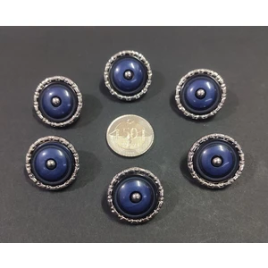 İlhan Düğme Trençkot Düğmesi Lacivert 6 Adet