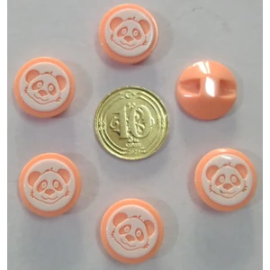 İlhan Düğme Bebek Yelek Düğmesi Lazer Çizim-6 Adet