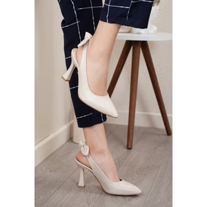 Pamela Kadın Arkası Fiyonk Detaylı Stiletto