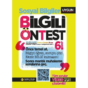 Sadık Uygun Yayınları 6. Sınıf Bilgili Ön Test Sosyal Bilgiler