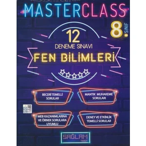 Sağlam Test 8. Sınıf Fen Bilimleri Masterclass 12 Deneme