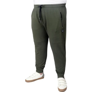 Büyük Beden Eşofman Altı Darpaça  Zippered 22501 Haki