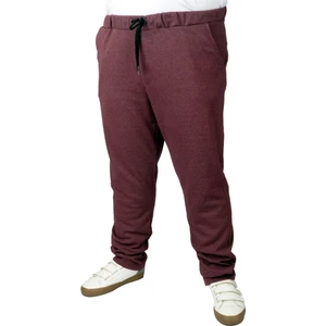 Büyük Beden Erkek Sweatpant Yancep 22514 Bordo