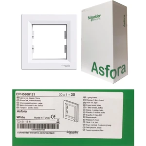 Asfora Tekli Yatay Çerçeve Beyaz 30 Adet ( 30LU Paket )