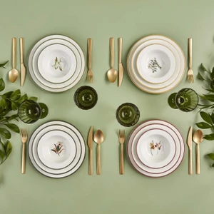 Bella Maison Garden 12 Parça 4 Kişilik Yemek Takımı Mix
