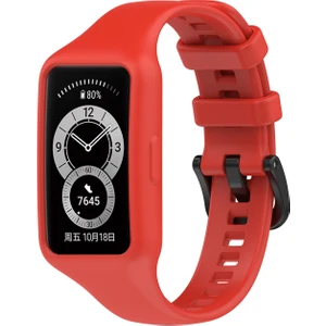 Huawei Grubu Için Silikon Izleme Grubu 7 Kırmızı  (Yurt Dışından)