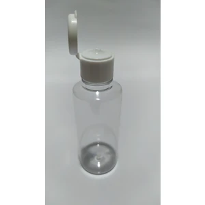 30 Ml Beyaz Fliptop (Açmalı) Kapaklı Likit Dezenfektan Kolonya Pet  Şişesi (10 Adet)
