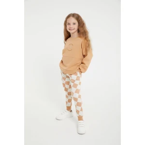 Wild Stylish Camel Kız Çocuk Eşofman Takım