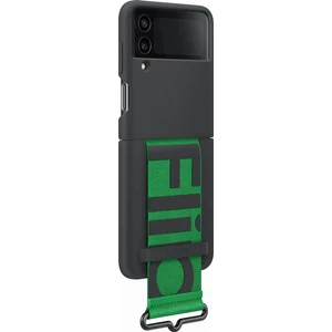 Galaxy Z Flip 4 Kordonlu Silikon Kılıf - Siyah - EF-GF721TBEGWW