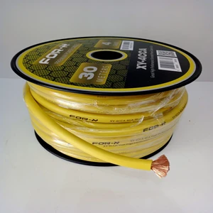 Amfi Tesisat Güç Kablosu 4ga - For-X Xy-4 Cca Oto Anfi 4ga Power Kablosu - 1 Metre