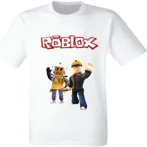 Yapo Ticaret Roblox Baskılı  Beyaz Tişört