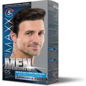 Maxx Deluxe Man 0.5 Açık Kahve Saç Boyası