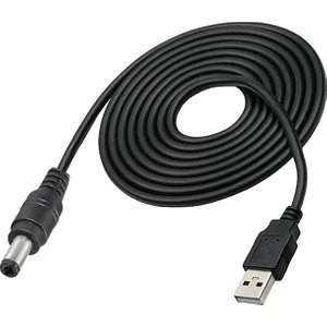 USB 2.0 To 5.5 x 2.5 mm Dc 5V Power Güç Kablosu  1m