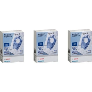 -Siemens P Tipi Elektrikli Süpürge Toz Torbası 3 Kutu