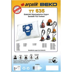 TT635-BEKO Süpürge Torbası 20 Adet