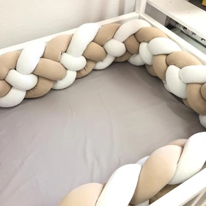 Guldesıgnstore 4 Lü Model Örgü Koruma Beyaz-Bej