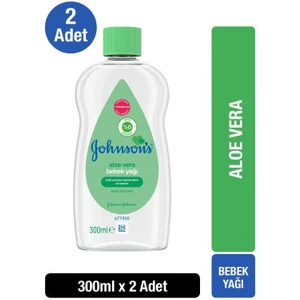 Johnson's Aloe Vera Bebek Yağı 300 ml x2