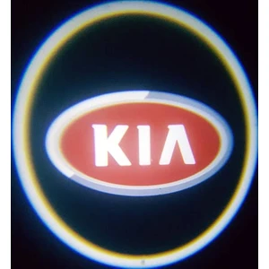 Minçi Garage Kia(Kırmızı) Mesafe Sensörlü Kapı Altı Logo