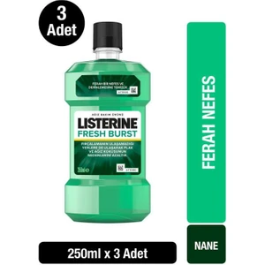 Fresh Burst Ağız Bakım Suyu 750 ml Plak ve Tartar Karşıtı Antibakteriyel Etki