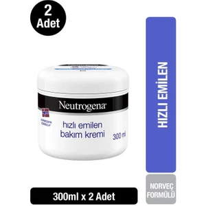 Norveç Formülü Hızlı Emilen Bakım Kremi 300 ml x2