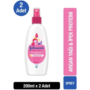 Johnson's Işıldayan Parlaklık Kolay Tarama Saç Spreyi 200 ml x 2 Adet