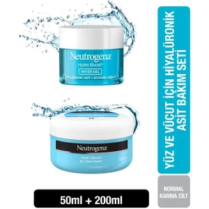 Hydro Boost Water Gel Nemlendirici 50 ml + Neutrogena Hydro Boost Jel Vücut Kremi 200 ml