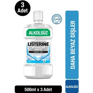 Advance White Hafif Tat Alkolsüz Ağız Bakım Suyu 500 ml x 3